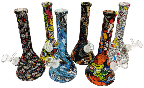 Silicone Beaker Water Pipe SP11004P - Image 2