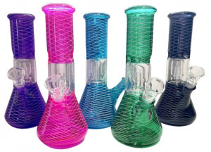 Glass Waterpipe WB-8 Stripes