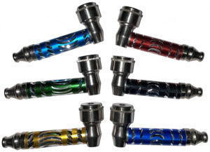 Metal Pipe- Diamond Cut