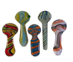 Pack 8  Includes 5 Quality Glass Hand Pipes