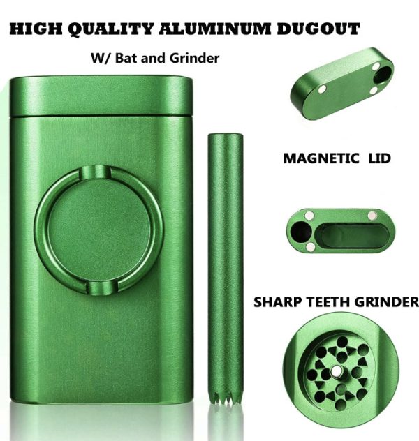 Aluminum Dugout w/Grinder  DG-12 - Image 2